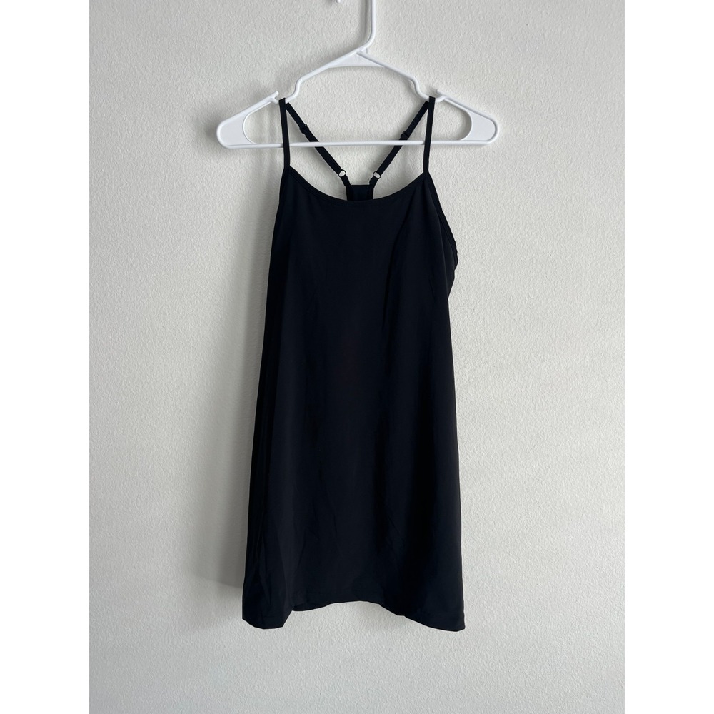 All in Motion Mini‎ Dress Women XS Black Stretch Spaghetti Strap Athletic Tennis